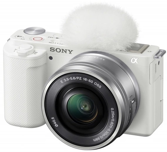 Цифровой фотоаппарат Sony ZV-E10 Kit 16-50mm, белый
