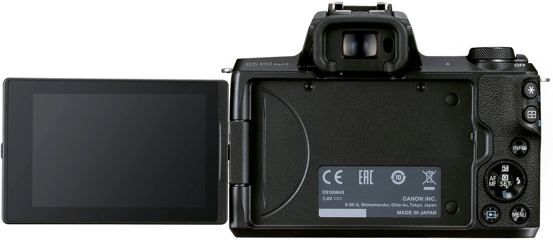  Canon EOS M50 Mark II Kit 15-45 IS STM Black